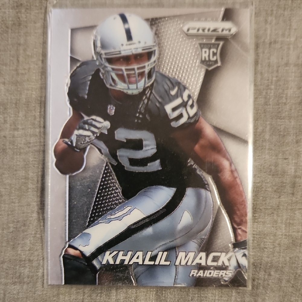 Panini Prizm Khalil Mack Oakland Raiders Football Card